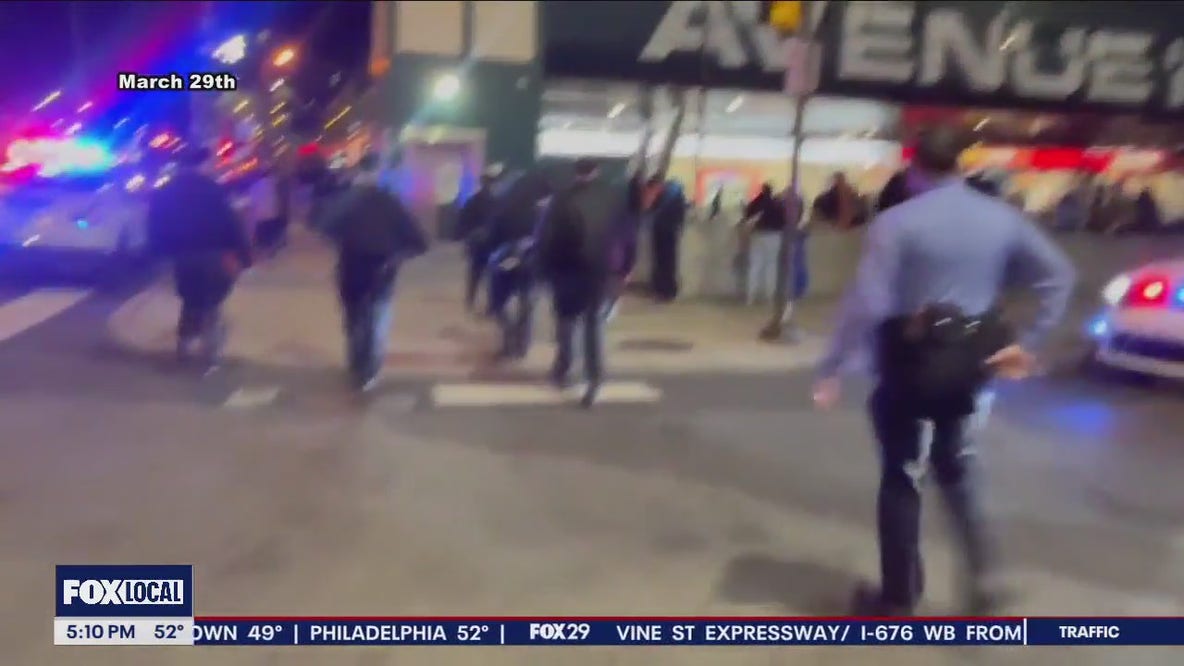 Large crowds of chaos near Temple University raising many concerns